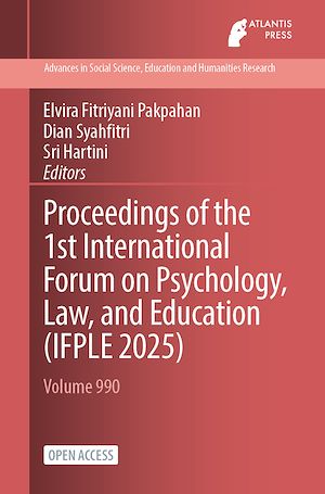 Téléchargez le livre :  Proceedings of the 1st International Forum on Psychology, Law, and Education (IFPLE 2025)