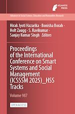 Télécharger le livre :  Proceedings of the International Conference on Smart Systems and Social Management (ICSSSM 2025)_HSS Tracks