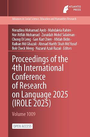 Download the eBook: Proceedings of the 4th International Conference of Research on Language 2025 (IROLE 2025)