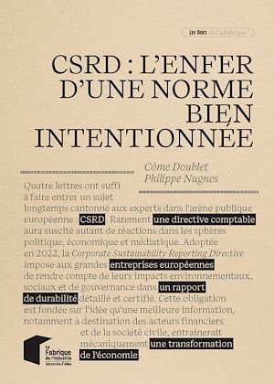 Téléchargez le livre :  CSRD : l'enfer d'une norme bien intentionnée
