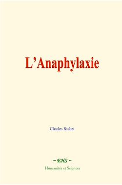 Télécharger le livre :  L'Anaphylaxie