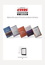 Télécharger le livre :  Catalogue Éditions EMS – Parutions 2025