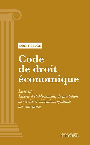 Téléchargez le livre :  Code de droit économique