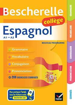Télécharger le livre :  Bescherelle collège - Espagnol  (6e, 5e, 4e, 3e)