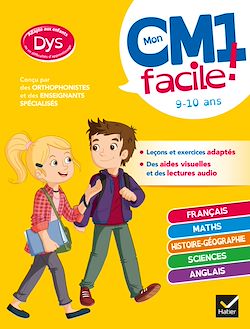 Télécharger le livre :  Mon CM1 facile ! adapté aux enfants DYS ou en difficulté d'apprentissage