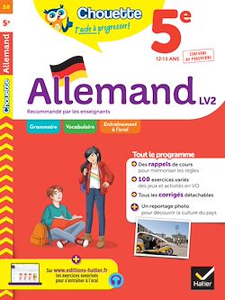 Télécharger le livre :  Chouette - Allemand 5e - LV2 (A1 vers A2)