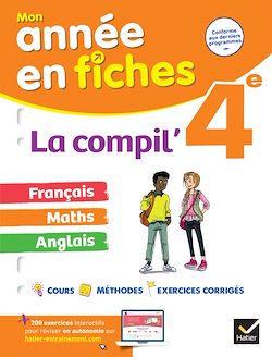 Télécharger le livre :  La Compil' 4e  : français, maths et anglais