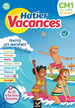 Télécharger le livre :  Hatier vacances - Cahier de vacances 2025 du CM1 vers le CM2 9/10 ans