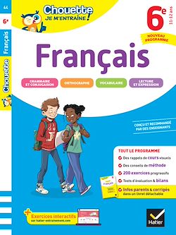 Télécharger le livre :  Chouette Je m'entraîne - Français 6e Nouveau programme