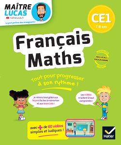 Télécharger le livre :  Français et Maths CE1 - Nouveau programme - Cahier de soutien avec des vidéos