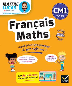 Téléchargez le livre :  Français et Maths CM1  - Nouveau programme - Cahier de soutien avec des vidéos
