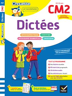 Télécharger le livre :  Dictées CM2 - Cahier de soutien nouveau programme