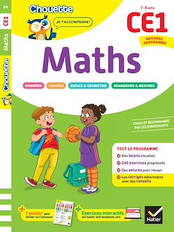 Télécharger le livre :  Maths CE1 - Cahier de soutien nouveau programme