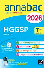 Télécharger le livre :  Annales du bac 2026 - Annabac HGGSP Tle générale (spécialité)