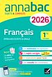 Télécharger le livre :  Annales du bac 2026 - Annabac Français 1re technologique (bac de français écrit & oral)