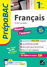 Télécharger le livre :  Prépabac - Français 1re technologique Bac de français 2026 (écrit & oral)
