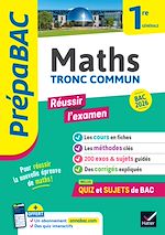 Télécharger le livre :  Prépabac Réussir l'examen Maths 1re générale (tronc commun) - Bac 2026