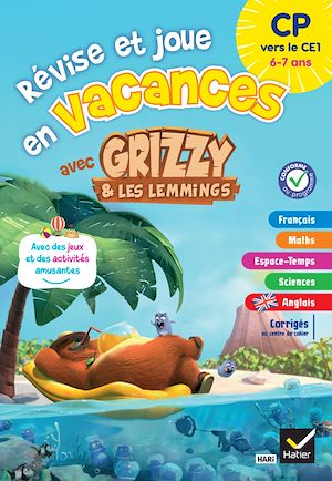 Téléchargez le livre :  Cahier de vacances Grizzy et les lemmings - CP vers le CE1