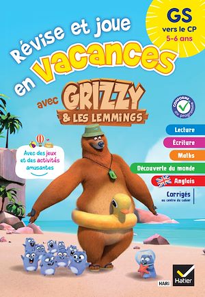 Téléchargez le livre :  Cahier de vacances Grizzy et les lemmings - GS vers le CP