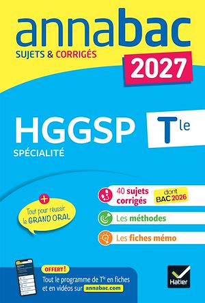Download the eBook: Annales du bac 2027 - Annabac HGGSP Tle générale (spécialité)