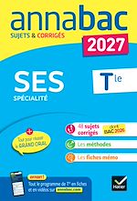 Download this eBook Annales du bac 2027 - Annabac SES Tle générale (spécialité)