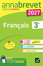 Download this eBook Annales du brevet 2027 - Annabrevet Français 3e