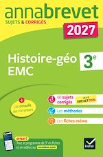 Download this eBook Annales du brevet 2027 - Annabrevet Histoire-géographie EMC 3e