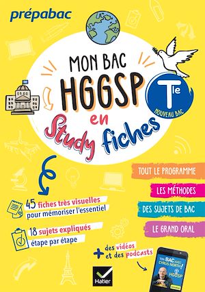 Download the eBook: Mon bac HGGSP en studyfiches - Tle générale Bac 2027