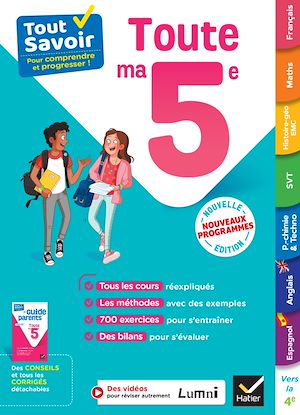 Download the eBook: Tout savoir 5e - Tout en un - Nouveaux programmes