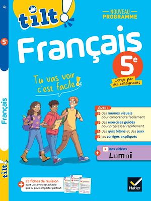 Download the eBook: Tilt ! - Français 5e - Nouveau programme
