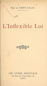 Télécharger le livre :  L'inflexible loi
