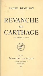 Télécharger le livre :  Revanche de Carthage