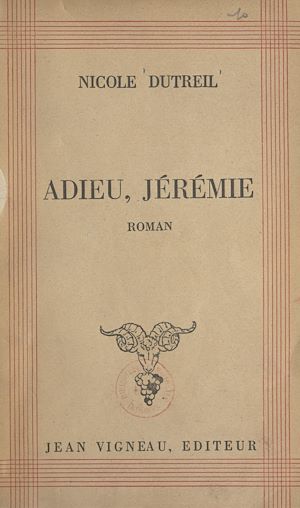 Download the eBook: Adieu, Jérémie