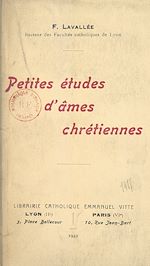 Télécharger le livre :  Petites études d'âmes chrétiennes