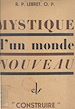 Télécharger le livre :  Mystique d'un monde nouveau
