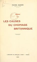 Télécharger le livre :  Essai sur les causes du chômage britannique