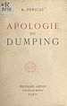 Télécharger le livre :  Apologie du dumping