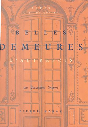 Téléchargez le livre :  Belles demeures d'autrefois