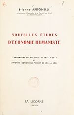 Télécharger le livre :  Études d'économie humaniste