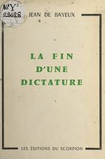 Download this eBook La fin d'une dictature