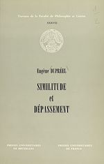 Télécharger le livre :  Similitude et dépassement