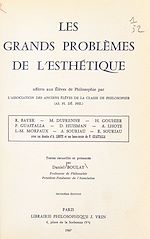 Télécharger le livre :  Les grands problèmes de l'esthétique