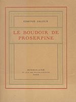 Télécharger le livre :  Le boudoir de Proserpine