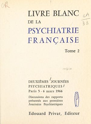 Download the eBook: Livre blanc de la psychiatrie française (2)