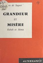 Télécharger le livre :  Grandeur et misère
