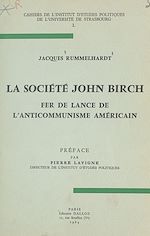 Télécharger le livre :  La société John Birch