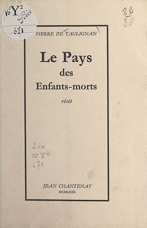 Téléchargez le livre :  Le pays des enfants-morts