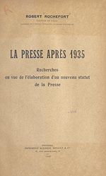 Télécharger le livre :  La presse après 1935
