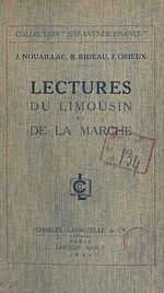 Télécharger le livre :  Lectures du Limousin et de la Marche