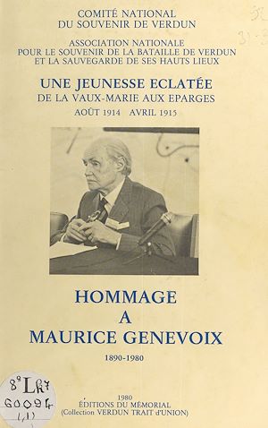 Téléchargez le livre :  Hommage à Maurice Genevoix, 1890-1980
